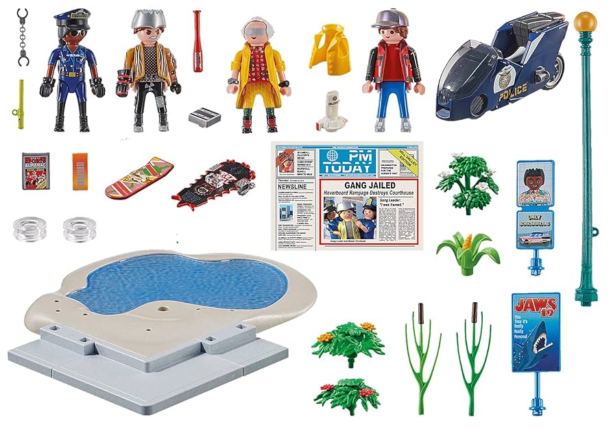 プレイモービル　bttf セット売り　フィギュア Amazon.co.jp: プレイモービル バック・トゥ・ザ・フューチャー